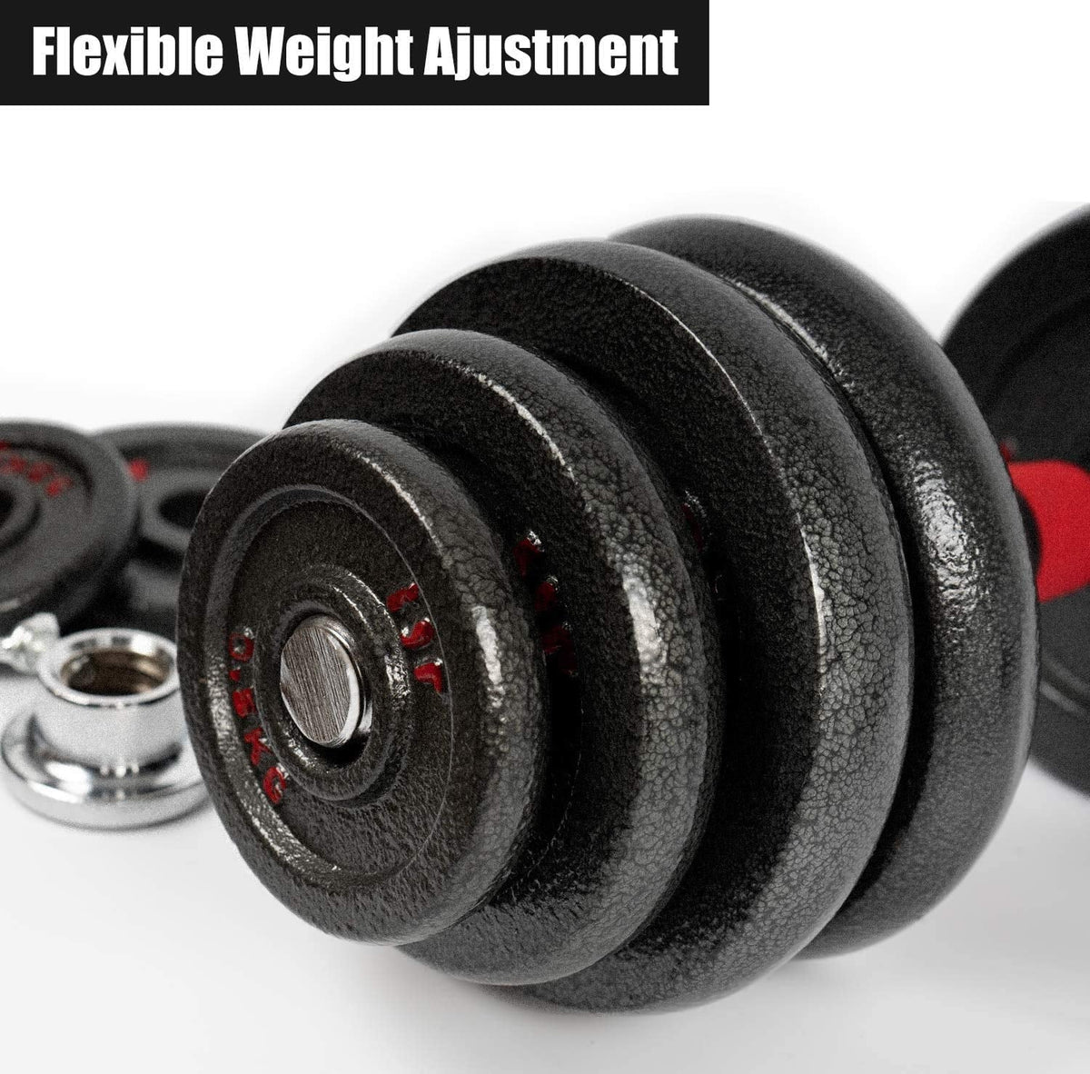 Adjustable Dumbbell Set 10-66 lbs R7282