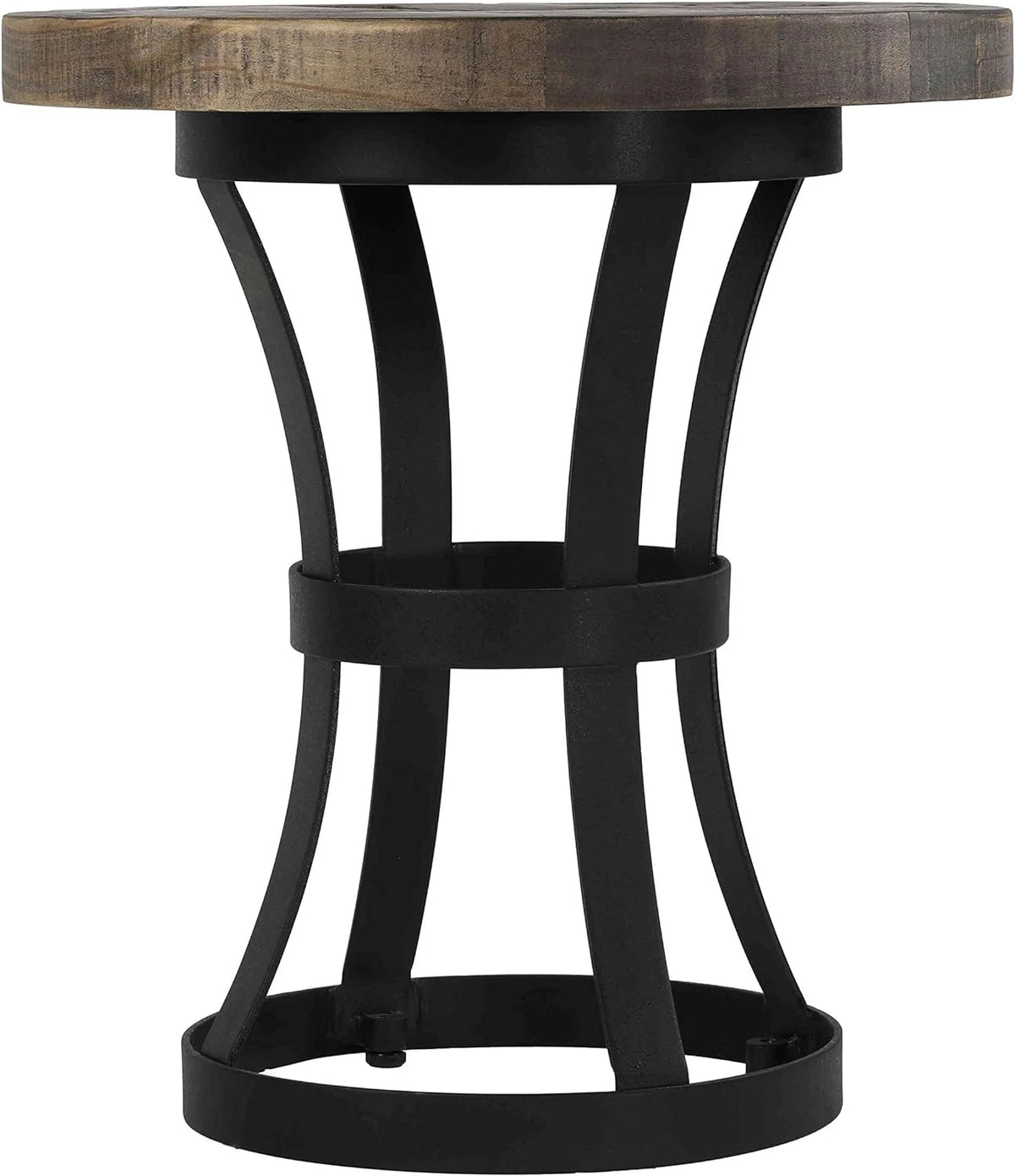 Solid Reclaimed Wood End Table G64980