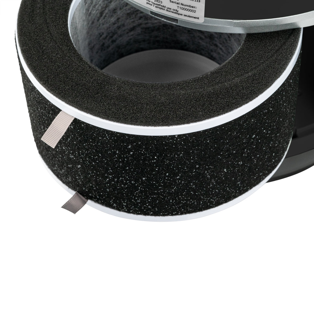 Black 3-in-1 Air Purifier Heater Fan D33678
