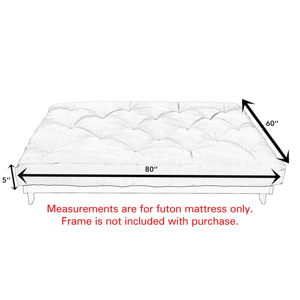Queen Size Reversible Tufted Futon Mattress B416919