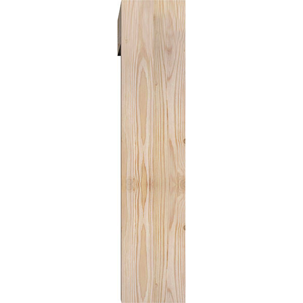 5 1/2x22W x 22x22D x 26x22H Smooth Bracket with Offset Brace, Douglas Fir K33853