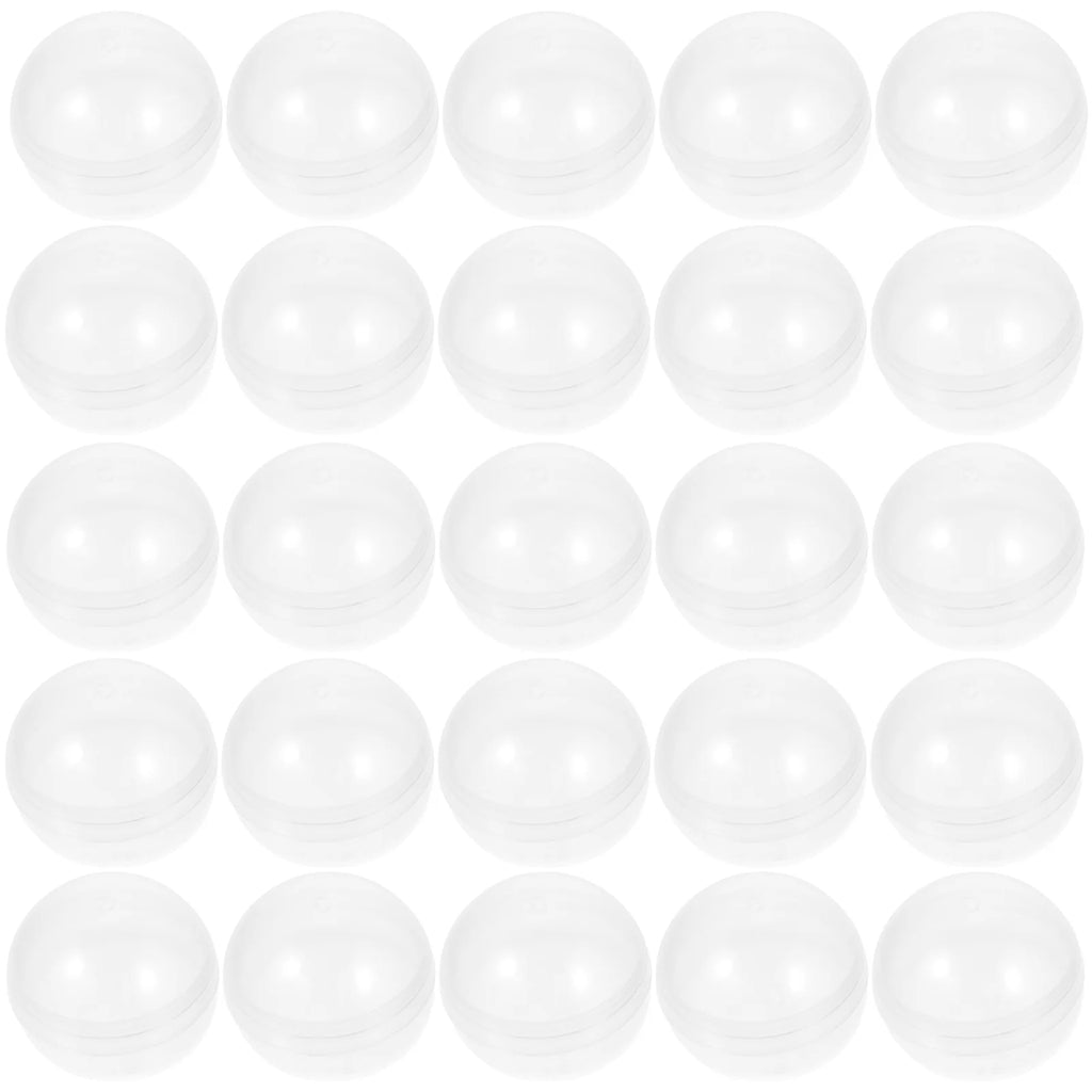 100pcs Clear Plastic Fillable Balls Z686396