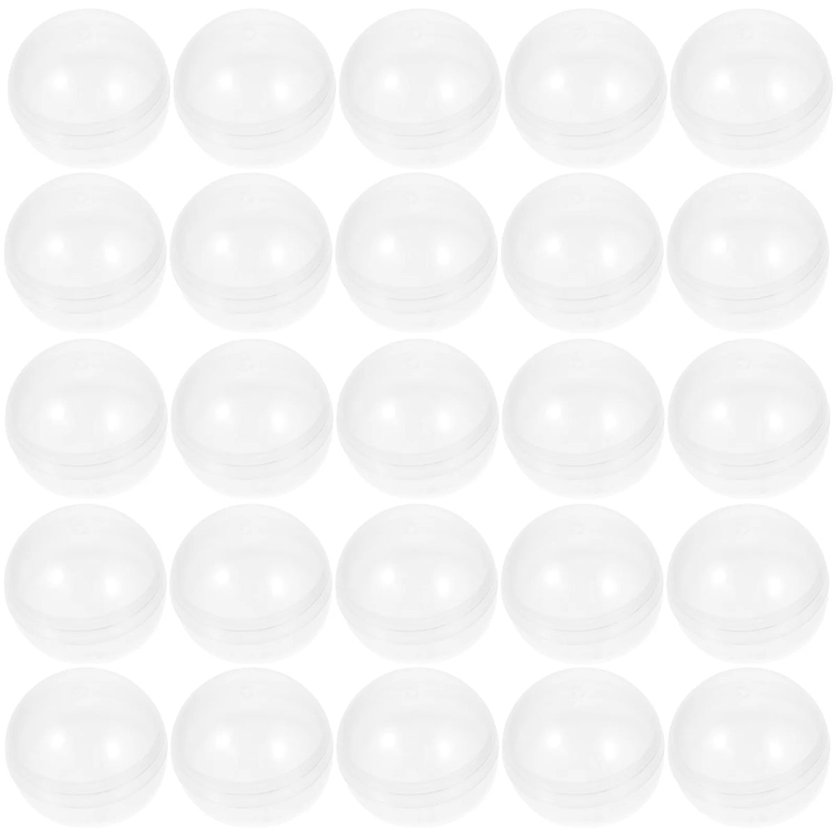 100pcs Clear Plastic Fillable Balls Z686396