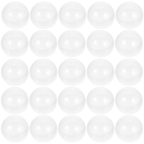 100pcs Clear Plastic Fillable Balls Z686396