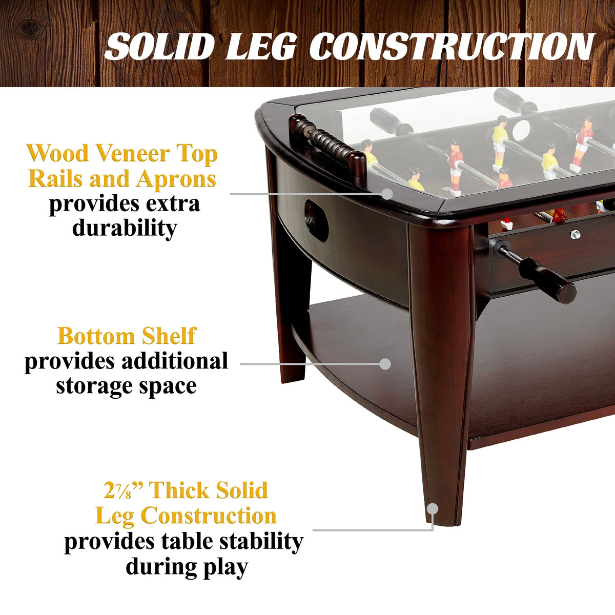 42 Inch Foosball Coffee Table A4818