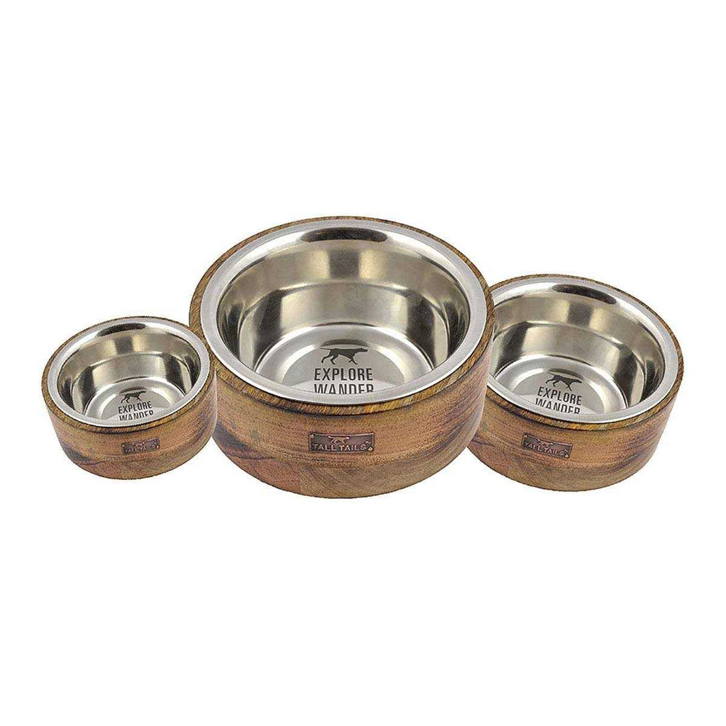 Wood Dog Bowl S185