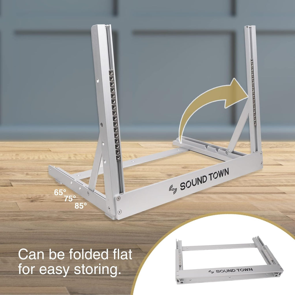 8U Aluminum 2-Post Desktop Open-Frame Rack N75050