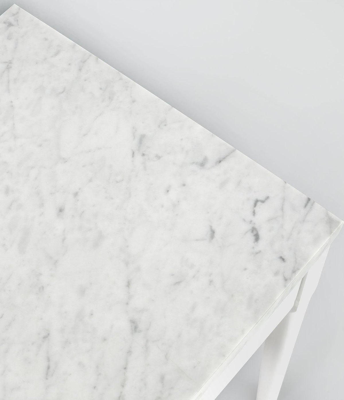 18x22 Square White Marble Side Table C7501