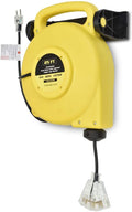 25 Ft Retractable Extension Cord Reel with 3 Outlets O782429