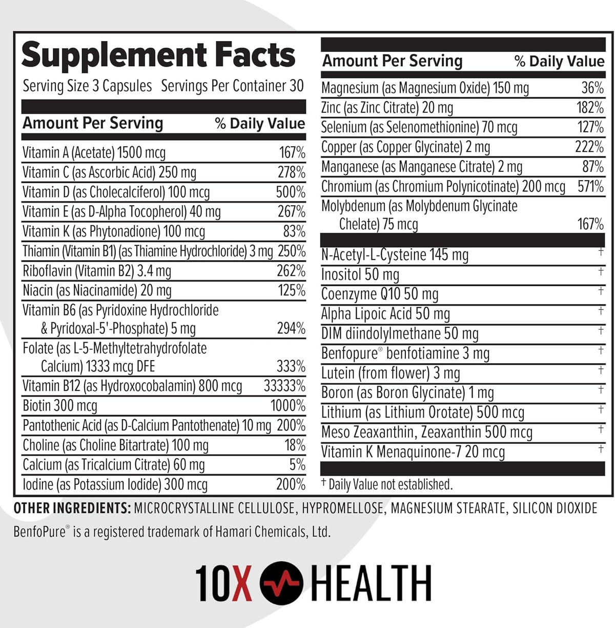 90 Capsules Multivitamin with B Complex, Magnesium, Zinc K3689