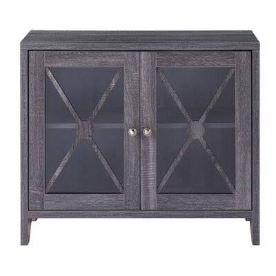 2 - Door Accent Cabinet Gray V569221