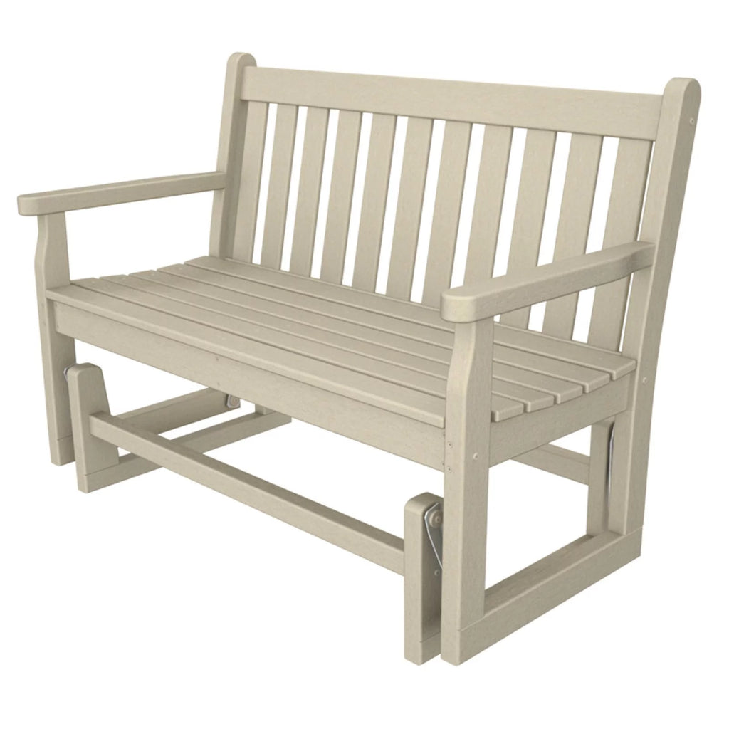 Recycled Plastic Outdoor Glider Loveseat D2305