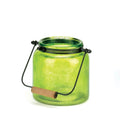 Green Jar Candle Lantern S32926