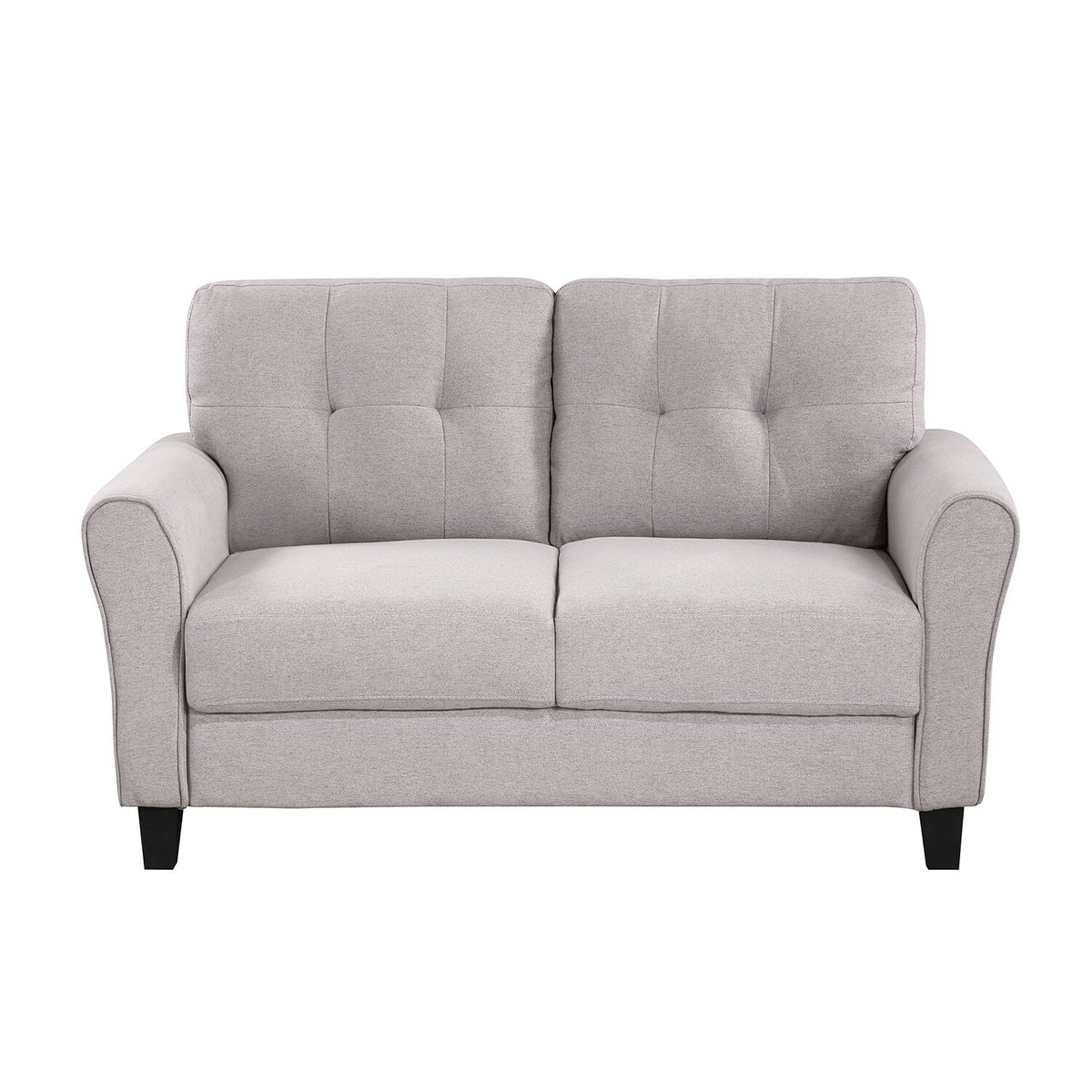 Light Grey-Blue Sofa Set with Armchair, Loveseat and 3-Seat Sofa L239