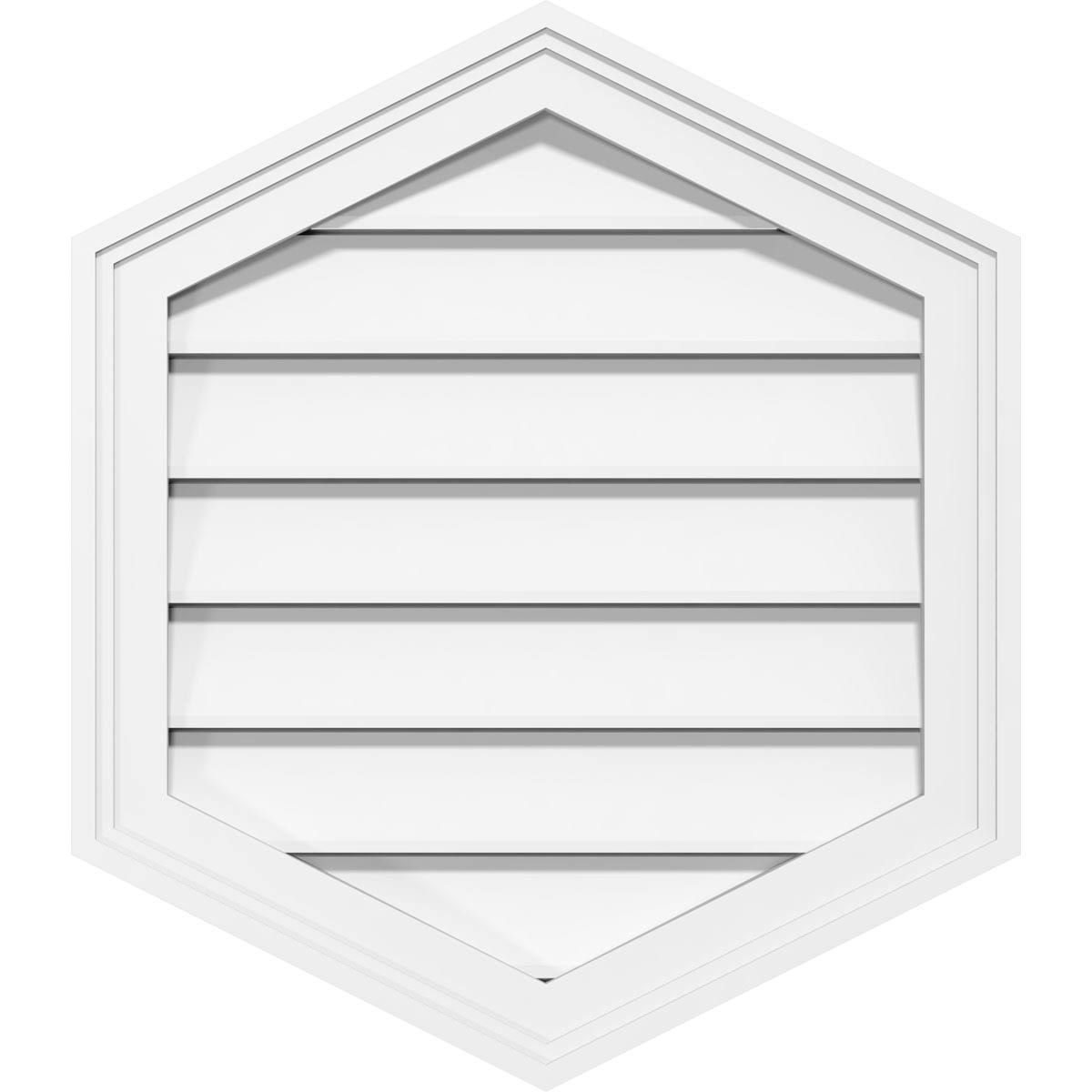 PVC Gable Vent 4/12 Pitch I53900