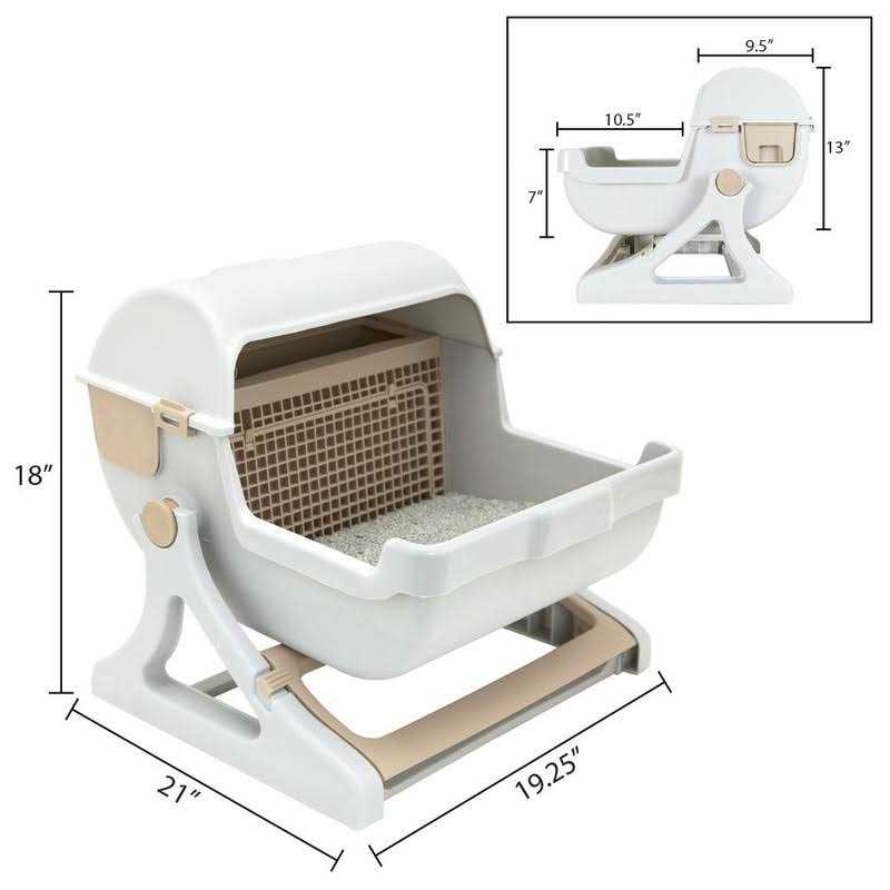 Semi-Automatic Cat Litter Box X661
