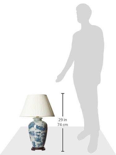 Blue and White Chinese Landscape Lamp W51839