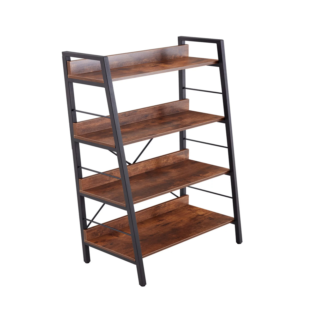 Brown 3&4 Tier Freestanding Bookshelf H306787