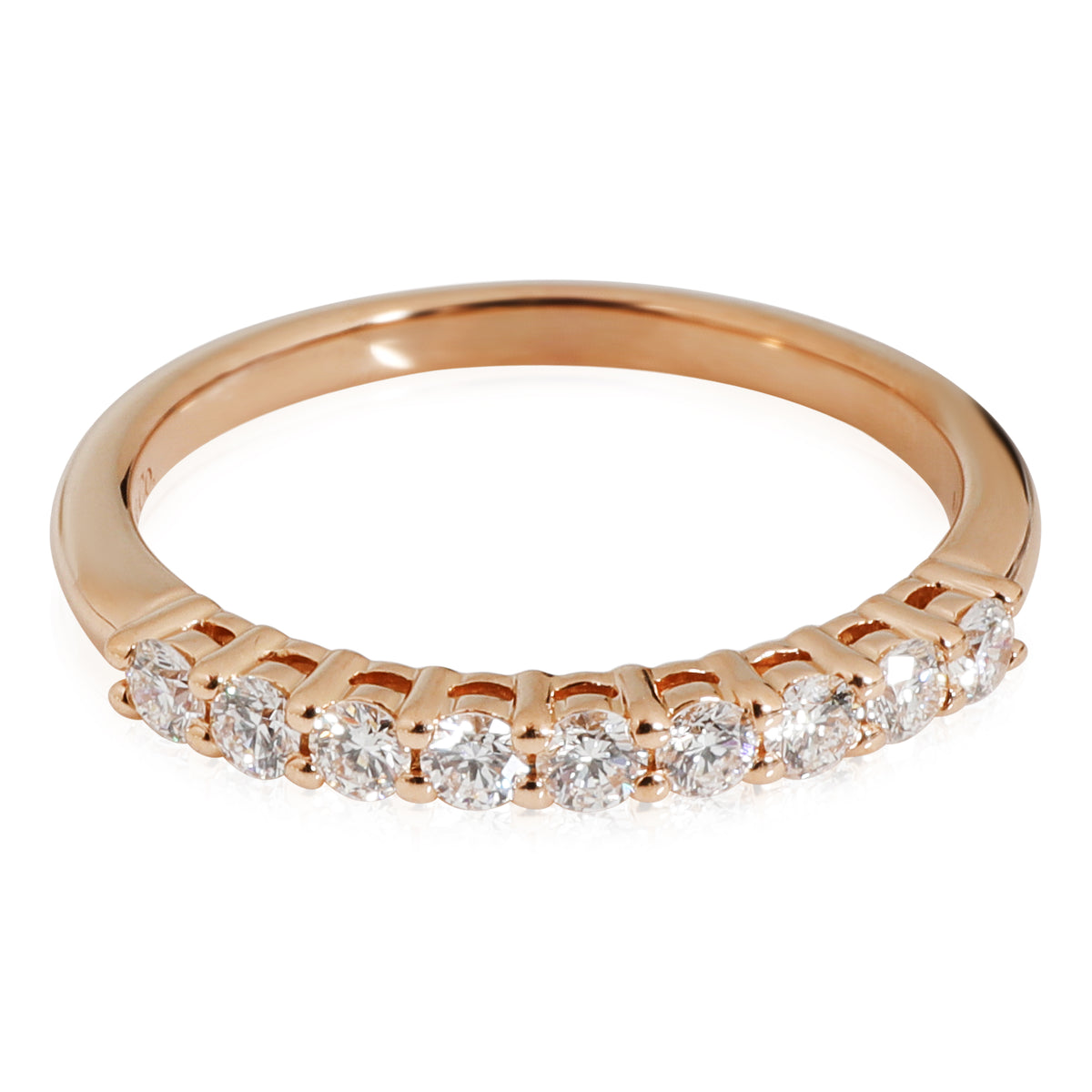 18k Rose Gold Diamond Wedding Band P297030