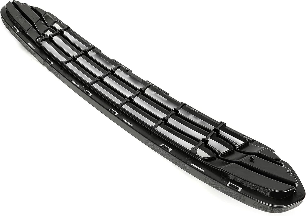 Black Front Bumper Cover Grille Molding Pack of 2 R61236