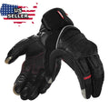 Leather Motorcycle Full Finger Touchscreen Riding Gloves H86495