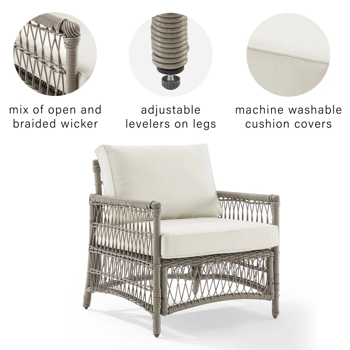 Outdoor Wicker Armchair M414463