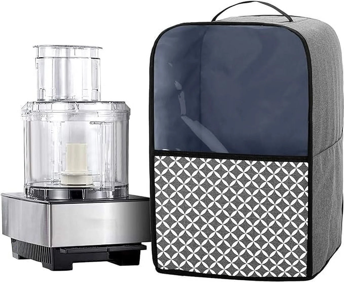 Food Processor Dust Cover with Pockets and Top Handle E8579