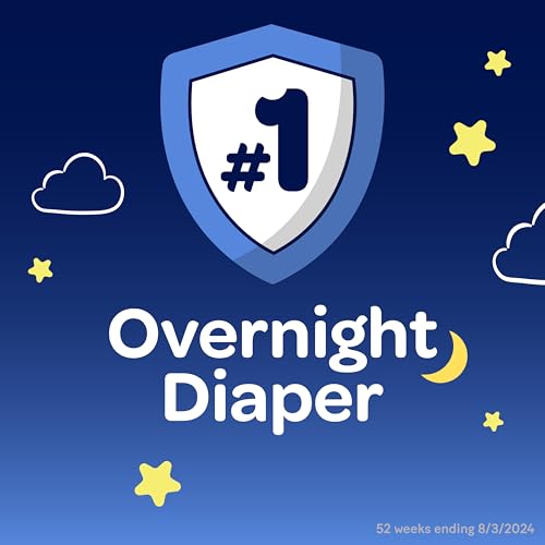 Size 6 Overnight Baby Diapers 84 Ct Z194