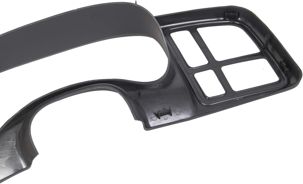 Full Size Double DIN Truck Dash Kit ABS Plastic Matte Black V148