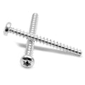 #4-20 x 3/16 Thread Rolling Screw 6 Lobe Pan Head Low Carbon Steel Zinc Plated Z26480