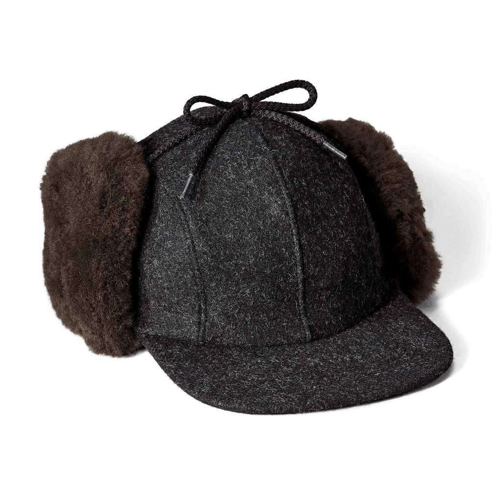 Double Mackinaw Cap Charcoal Dark Brown T525835