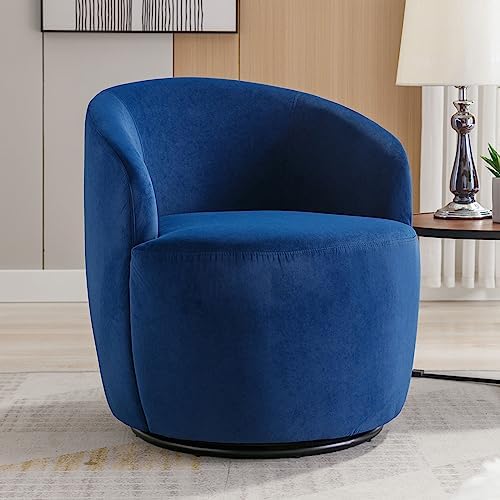Chocolate Velvet Swivel Barrel Chair O566