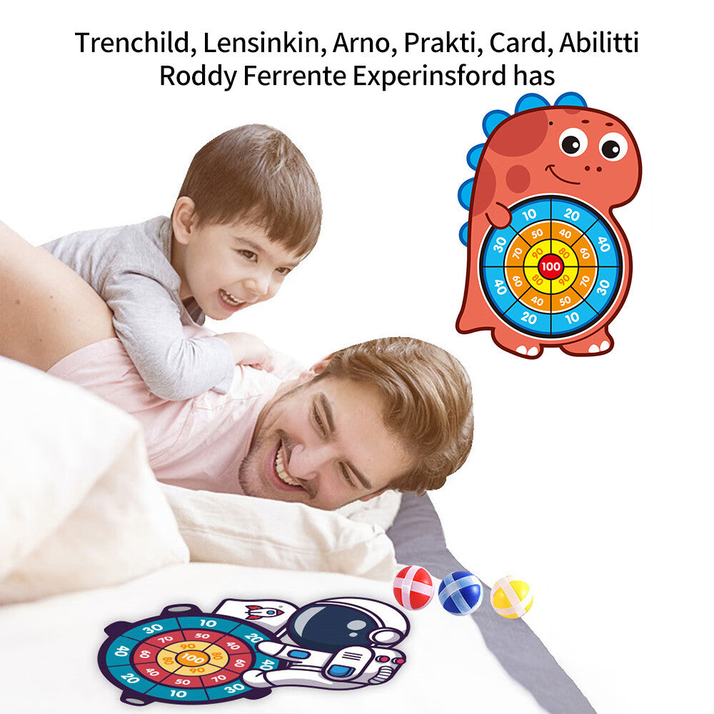 Dart Board with Sticky Balls Toys N796544