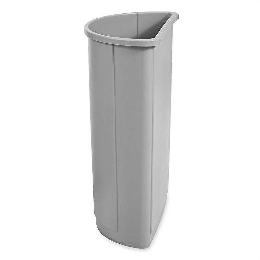 Half-Round Plastic Waste Container M53638
