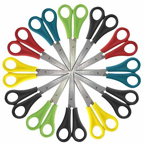 5 inch Blunt Tip Kids Safety Scissors, Bulk Pack O577763