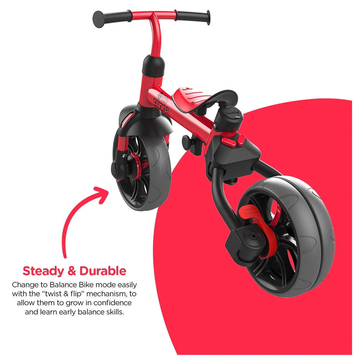 4-in-1 Triicycle to Balance Bike S1172