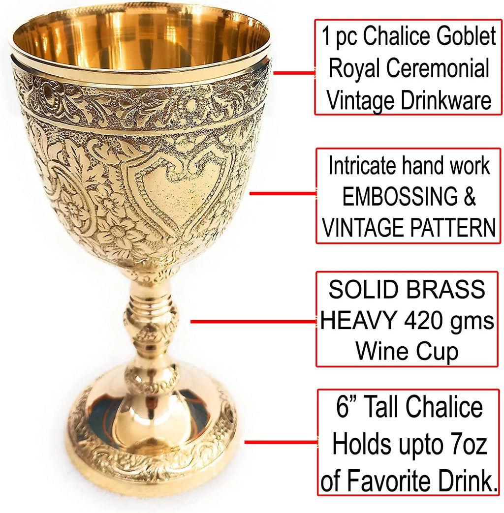 Vintage Chalice Goblet 1pc H45336