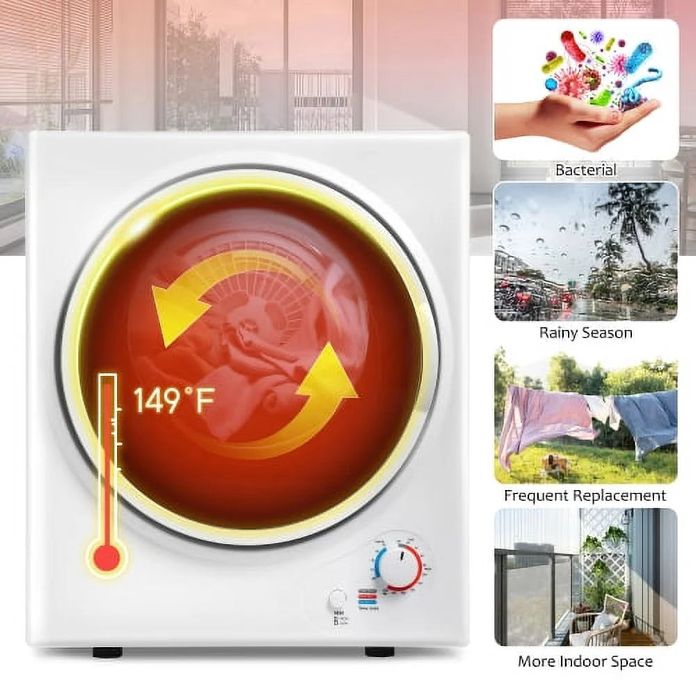 Electric Portable Clothes Dryer with Easy Knob Control I1814