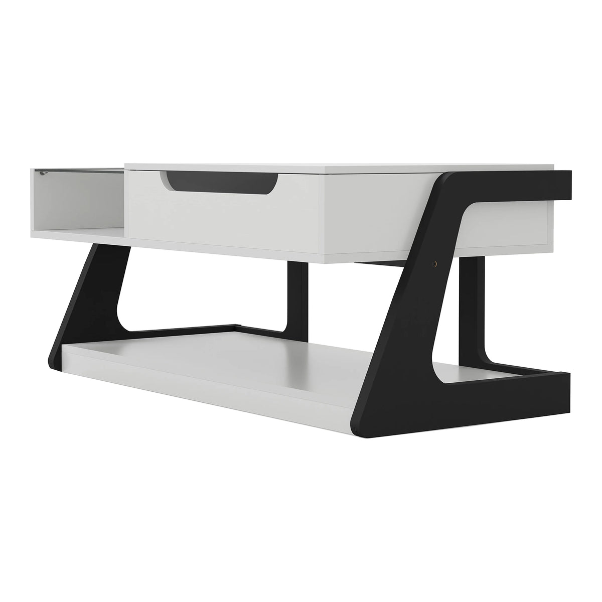 White Lift Top Wood Coffee Table L6114