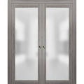 Glass Closet Doors with Pocket Frame Hardware R59679