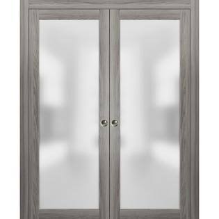 Glass Closet Doors with Pocket Frame Hardware R59679