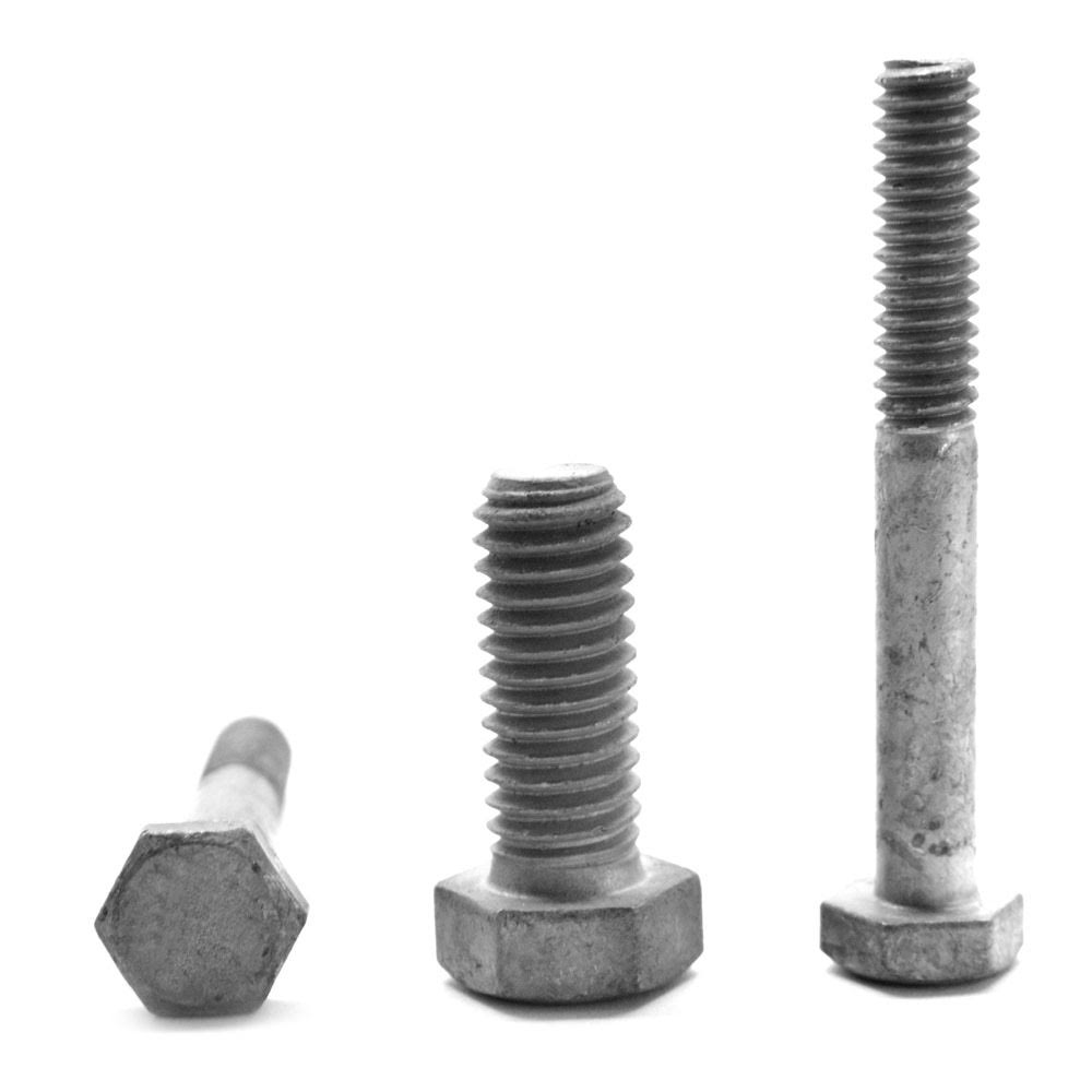 1 1/8x22-7 x 4 1/2x22 Coarse Thread Grade 5 Hex Cap Screw Medium Carbon Steel Hot Dip Galvanized Y9779