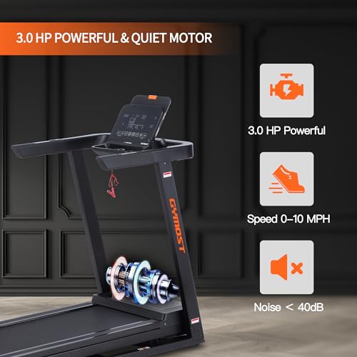 Folding Incline Treadmill with LCD Display J541748