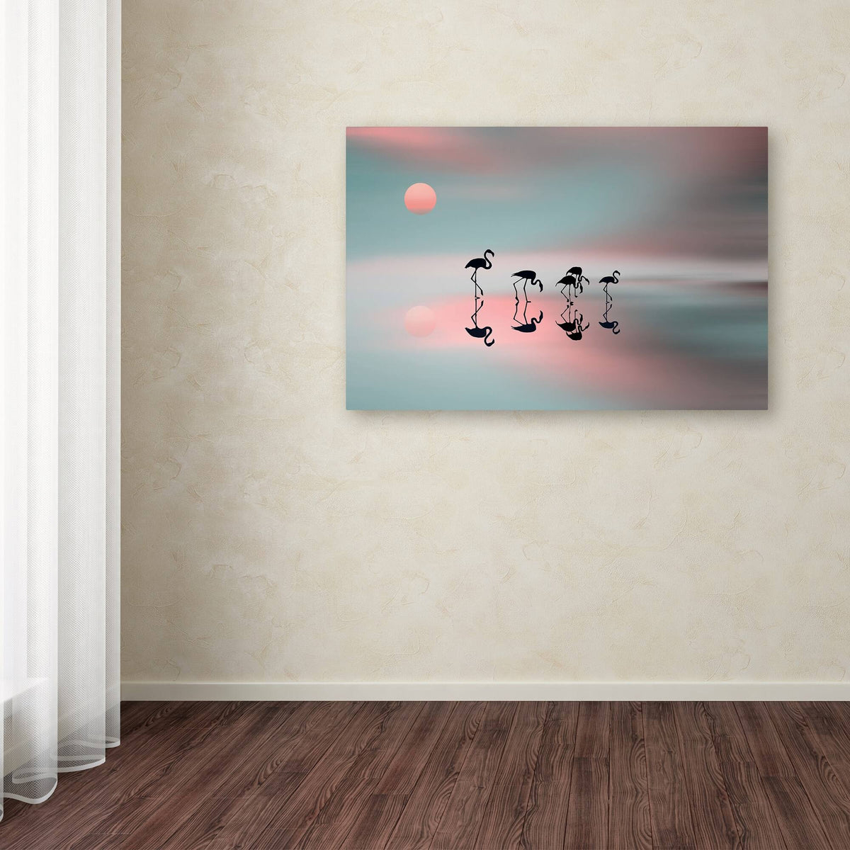 Flamingos Canvas Art N5745