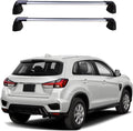 Silver Lockable Roof Rack Crossbars D9218