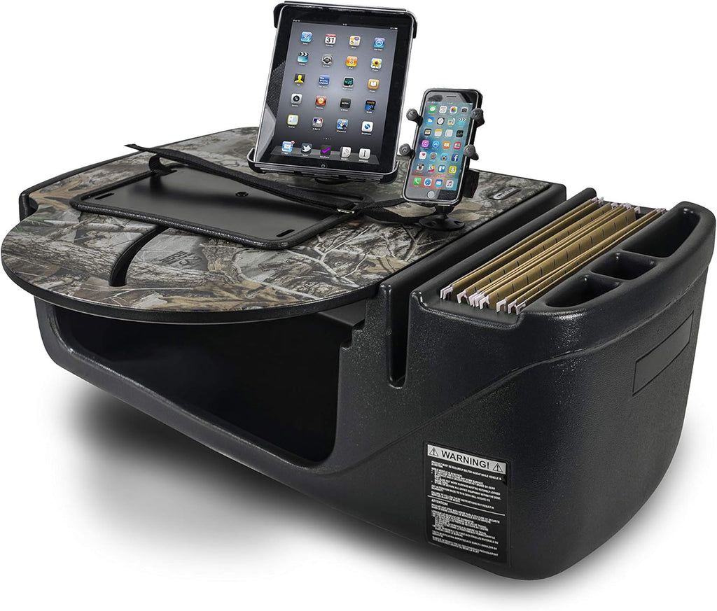 Car Desk with Power Inverter, Phone Mount and Printer Stand D35584