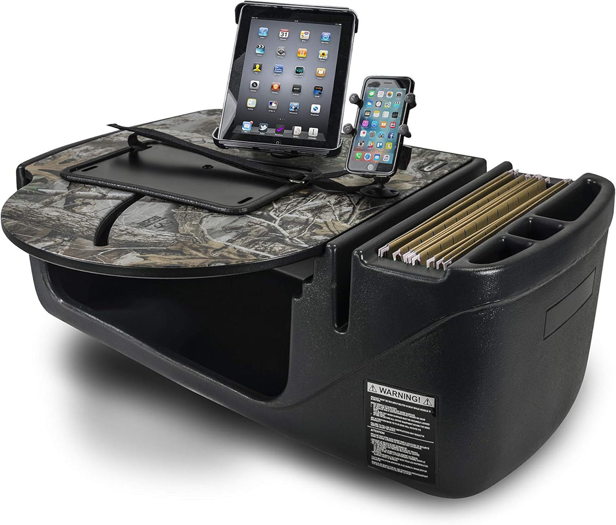 Car Desk with Power Inverter, Phone Mount and Printer Stand D35584