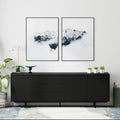 78" x 28" Highboy TV Stand Cabinet And Sideboard P529153