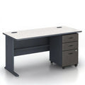 60x22 Computer Desk with 3-Drawer File Cabinet U609213