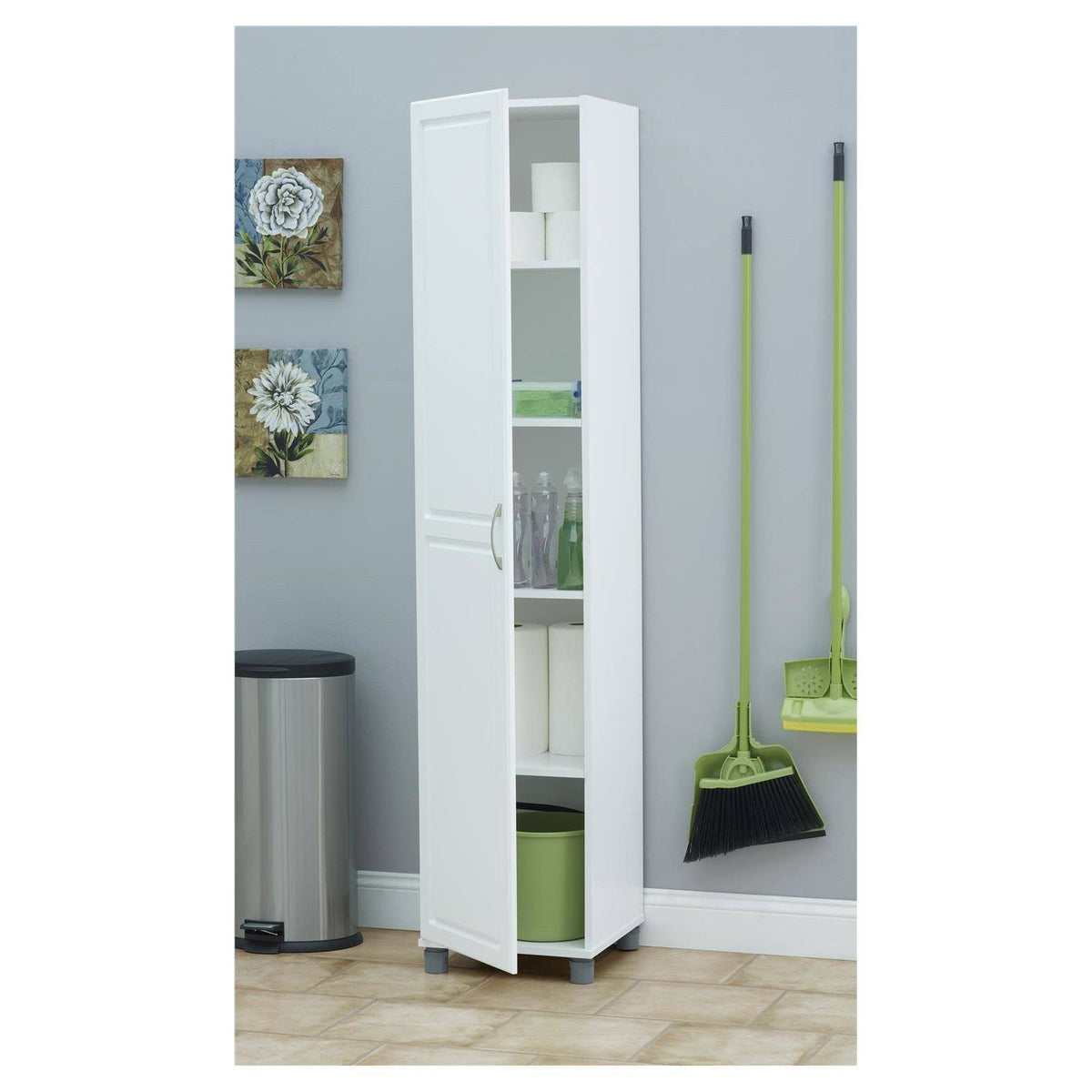 White Storage Cabinet A385094